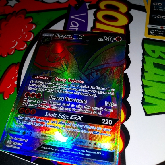 Pokemon Toys Flygon Gx Rainbow Rare Poshmark